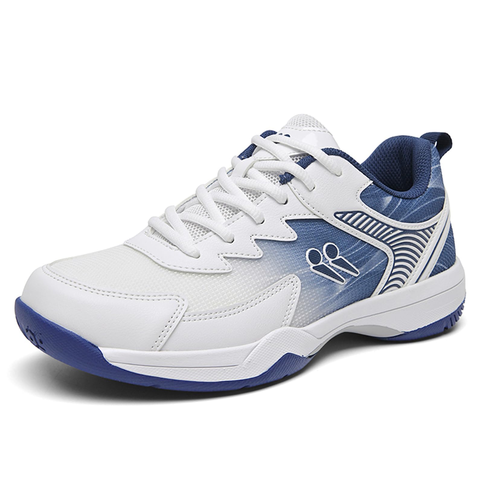 JiuQing Męskie buty do badmintona korty tenisowe pickleball buty sportowe lekkie obuwie fitness