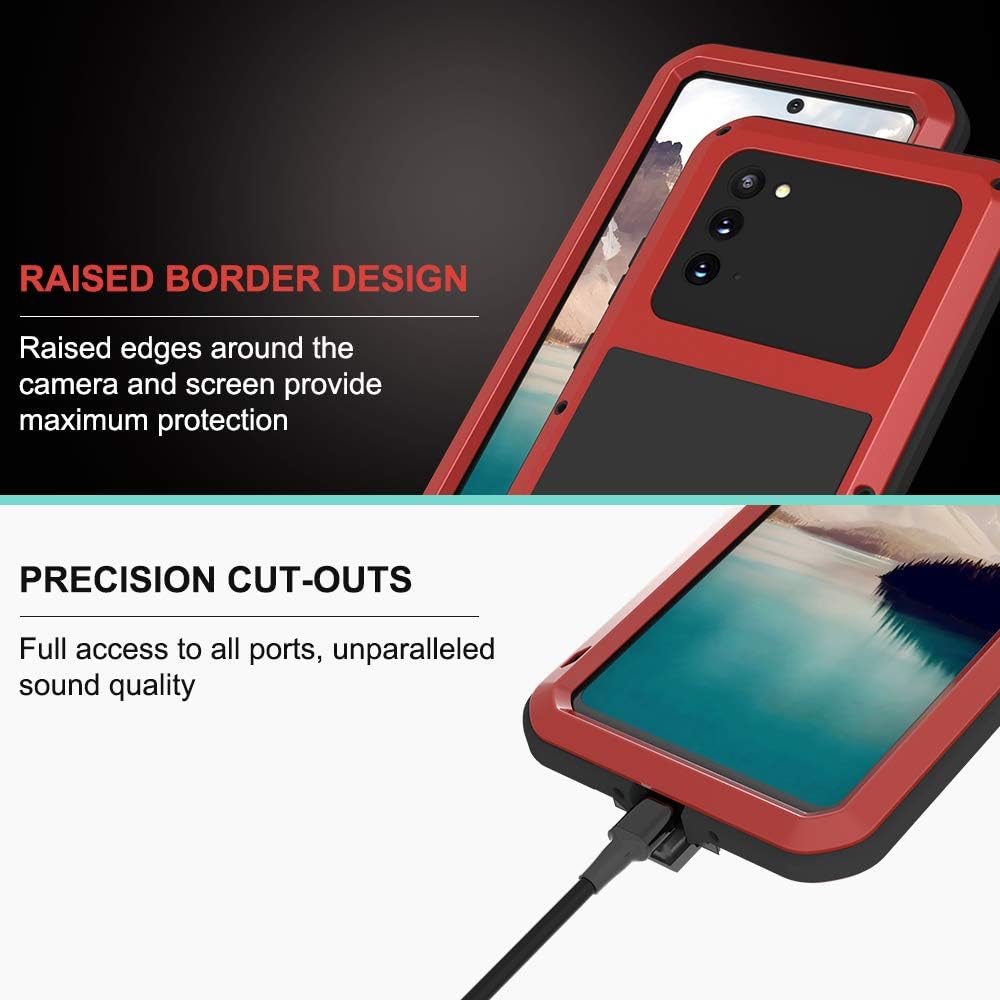 Exсluѕіvе Dіѕсоunt 50% Prісе LOVE MEI Military Rugged Case for Samsung Galaxy Note 20, Without Tempered Glass Screen Protector, Shockproof Dustproof Scratch Proof Hybrid Metal Silicone Gel Heavy Duty Full Body Cover for Note 20 Buу 1 gеt 1 LOVE MEI Military Rugged Case for Samsung Galaxy Note 20, Without Tempered Glass Screen Protector, Shockproof Dustproof Scratch Proof Hybrid Metal Silicone Gel Heavy Duty Full Body Cover for Note 20