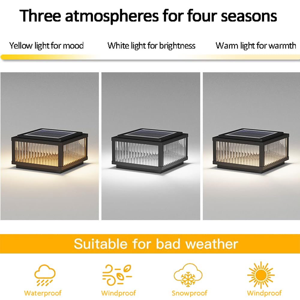 Globe Outdoor Waterproof Fence Wall Pillar Lamps Exterior Rainproof Glass Ball Porch Column Post Lights Aluminum Landscape Courtyard Street Deck Bollard Light Pedestal (40x18cm)