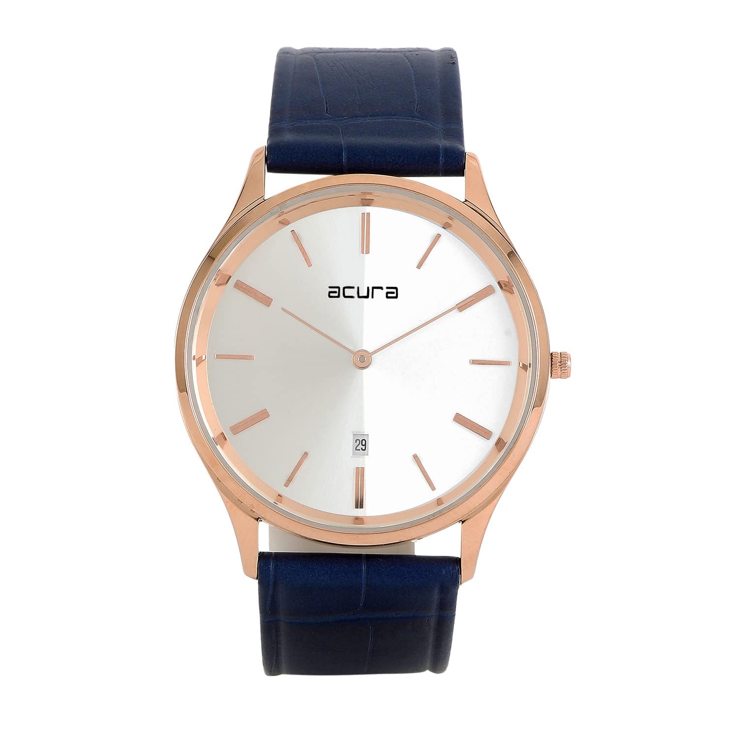 Acura Unisex Analog Watch - Two Tone Dial, Blue Strap-AC-1007 (B09SV496PF) Amazon Price History, Amazon Price Tracker