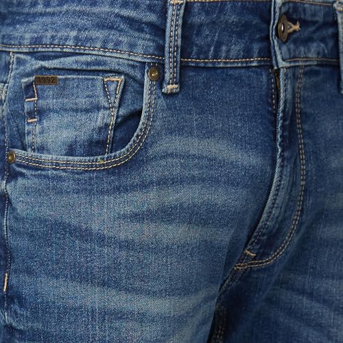 Image of Spykar Men's Rover Regular Fit Mid Rise Casual Jeans