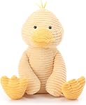 Apricot Lamb Toys Plush Canard Corduroy chaussé d'animal doux 9" pour enfant