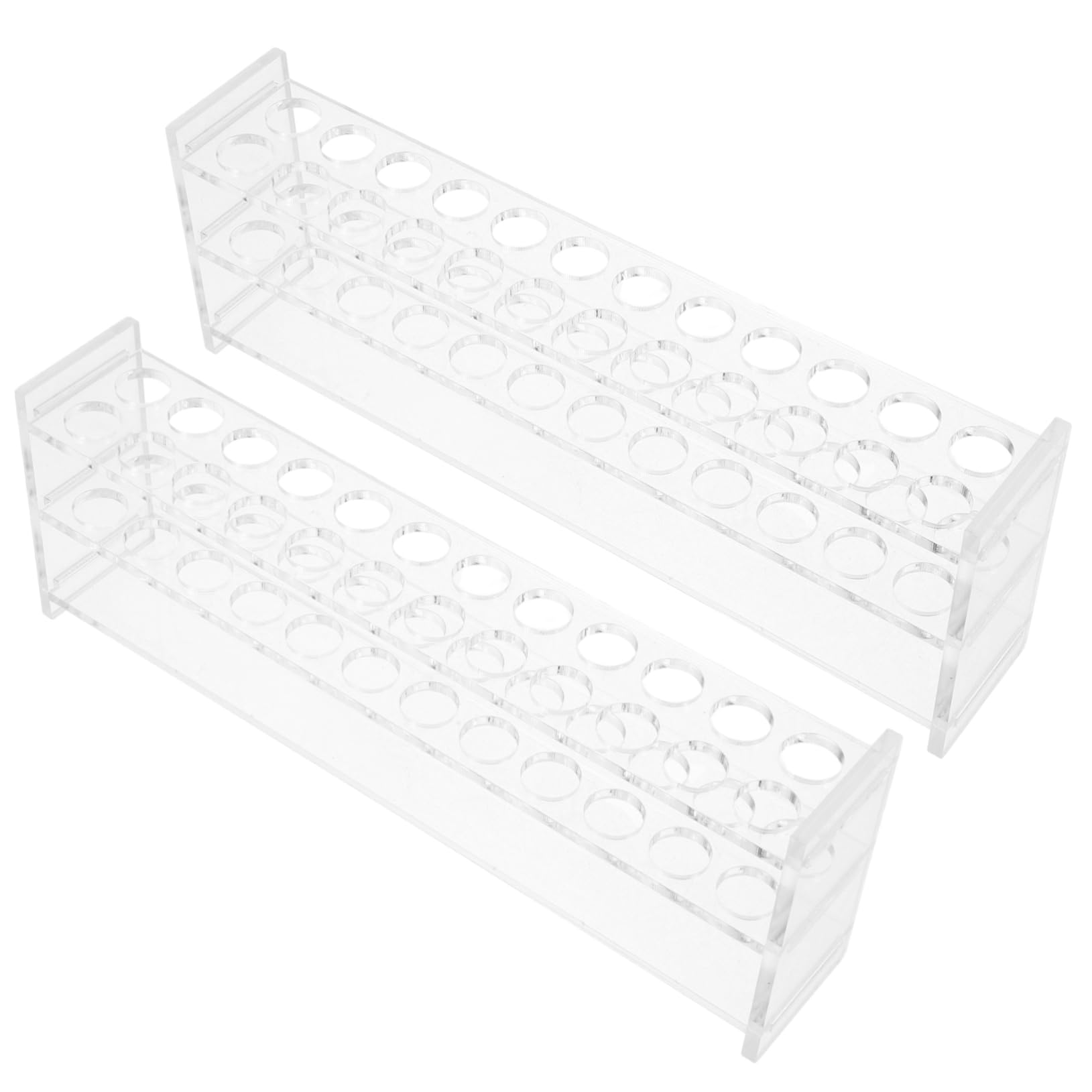 NAMOARLY Test Tube Display Rack 12 Hole Plastic Tube Racks Lab Testing Tube Holder for Chemistry