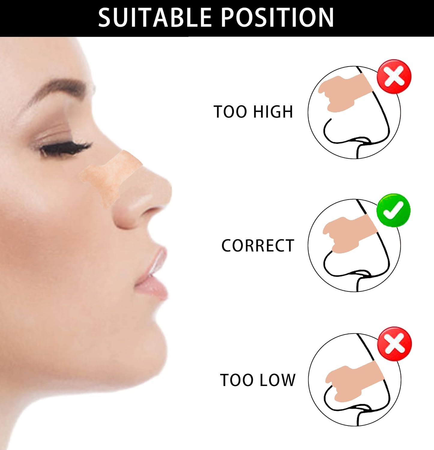 Anti-Snoring Devices Nasal-Strips for Breathing Nasal Congestion Relieve (30 Count) - Image 3