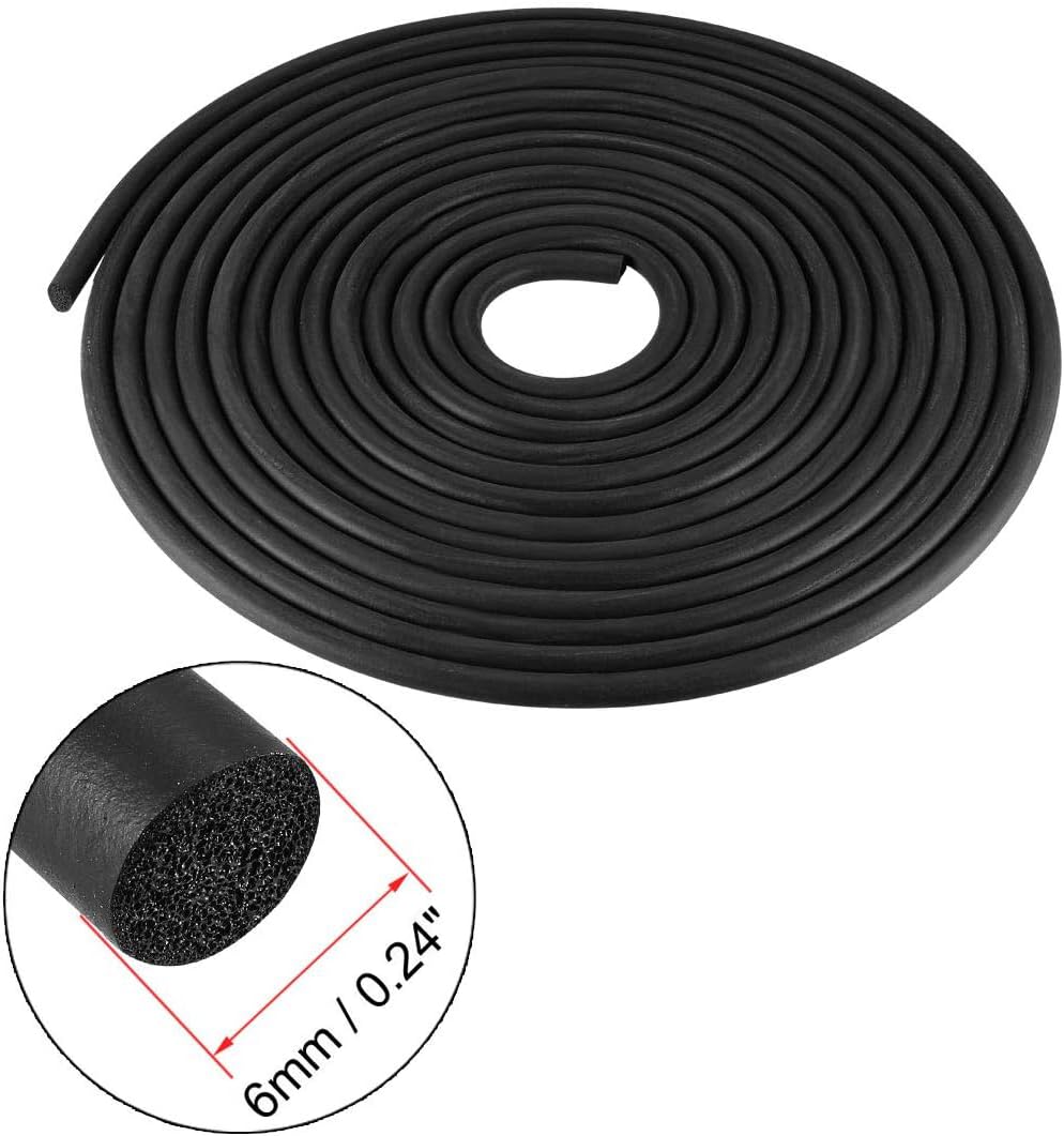 MACHSWON Foam Rubber Seal Weather Strip 6mm Diameter 5 Meters - Image 3