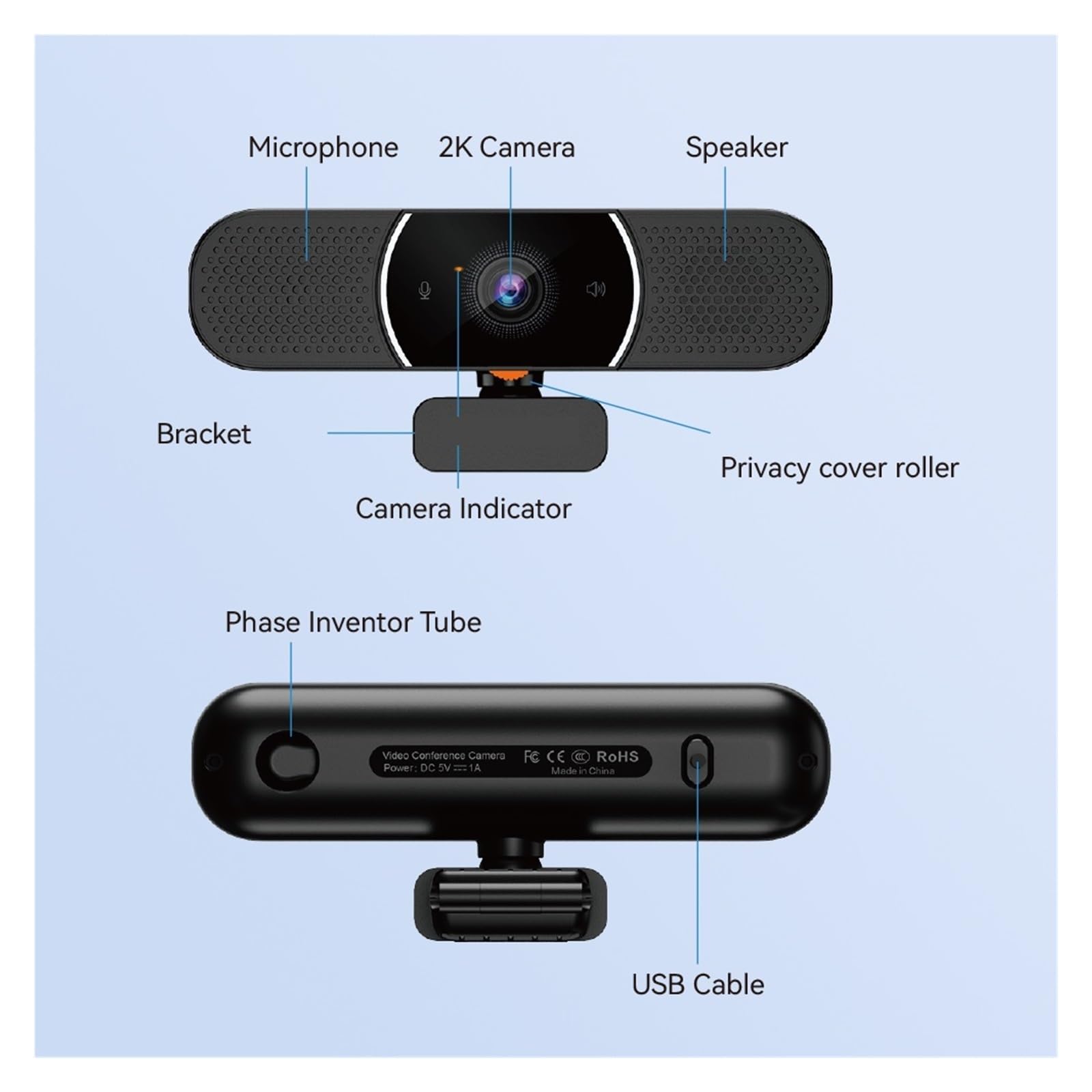 Amazon.co.jp: webカメラ、 ウェブカメラ オールインワン 2K ウェブ