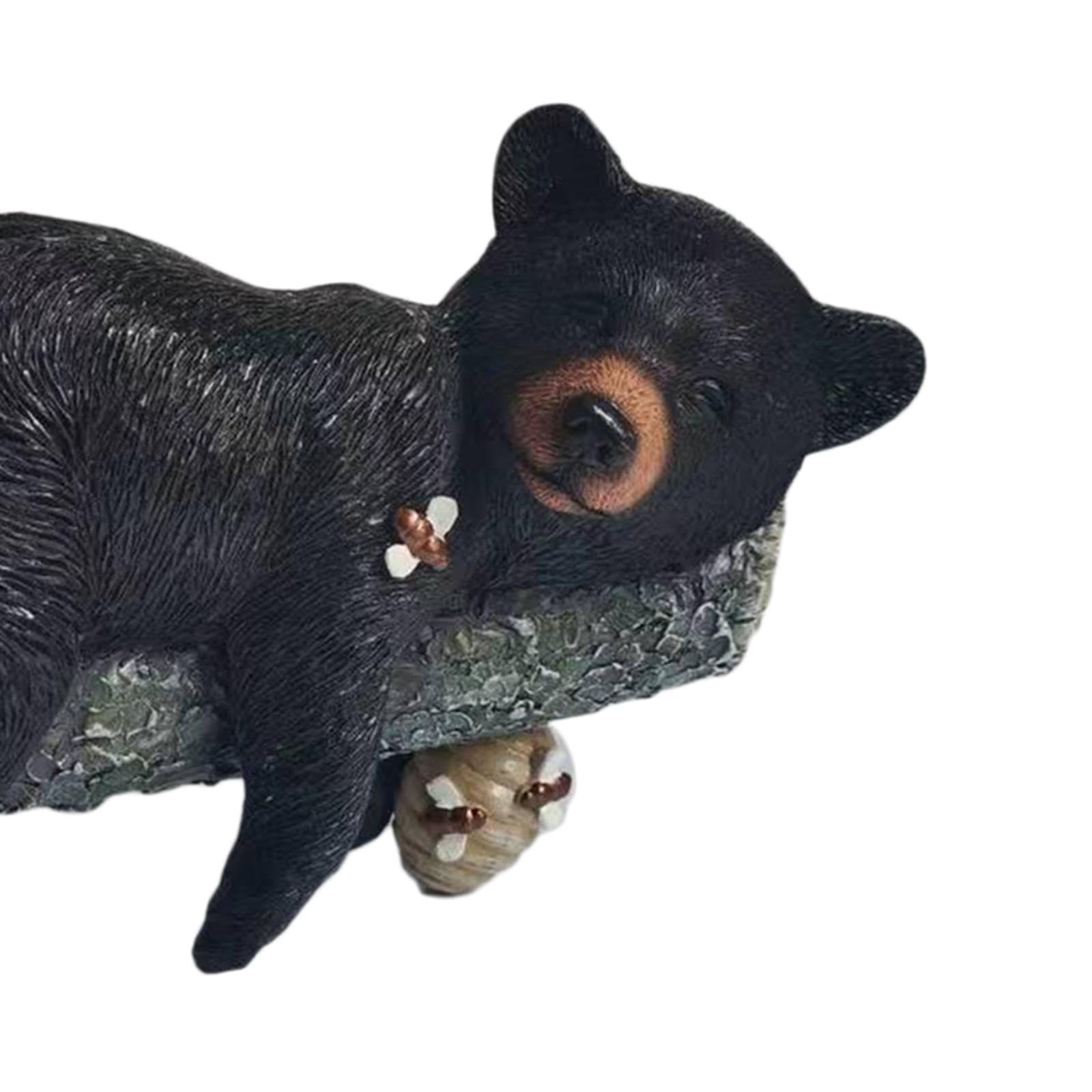 Scultura da Giardino, Orso Ornamentale, Artigianato Astratto Resistente alle Intemperie, Statuette Decorative in Resina a Forma di Orso, Statuette da