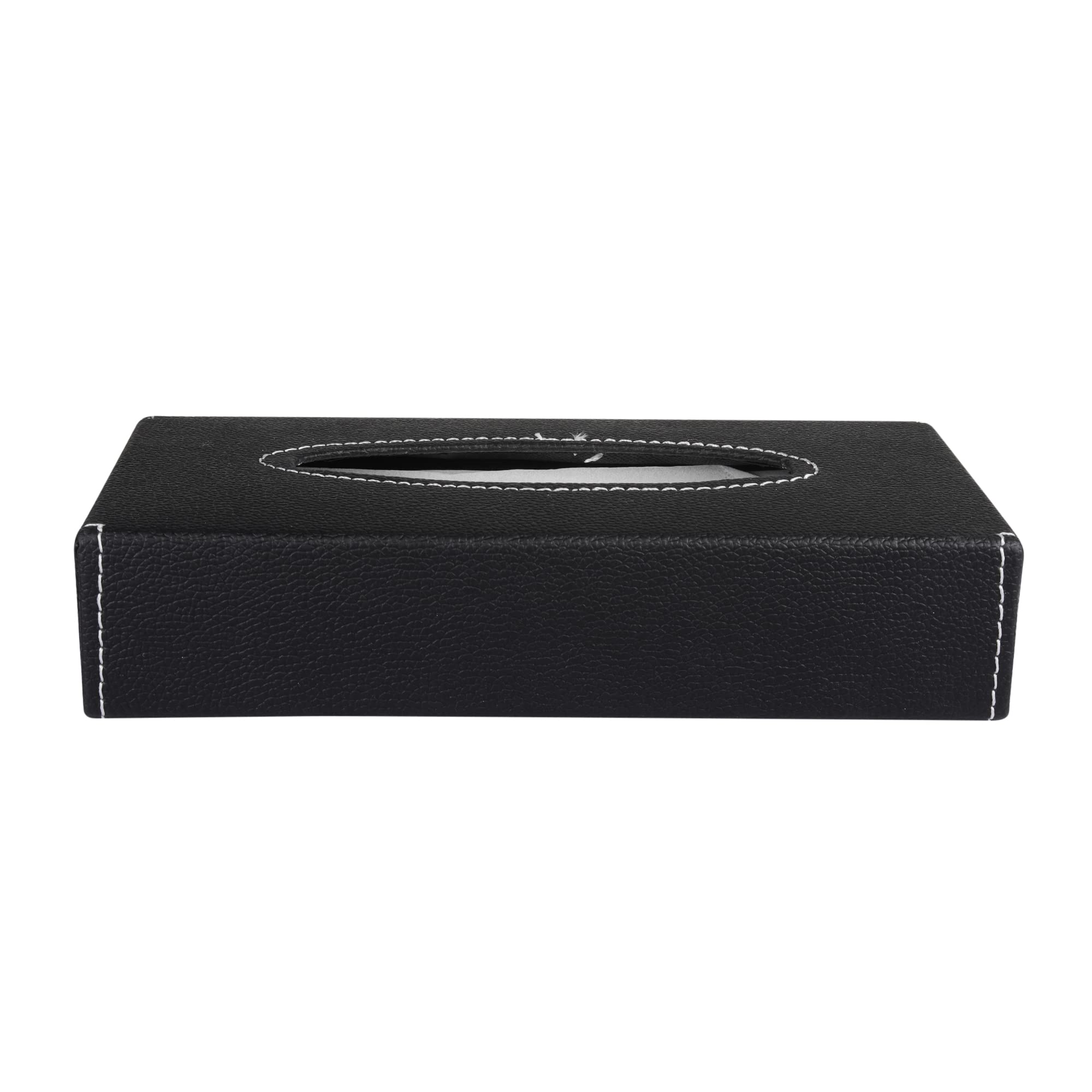 Anything & Everything Handcrafted Tissue Paper Tissue Holder Car Tissue Box (Black) 2