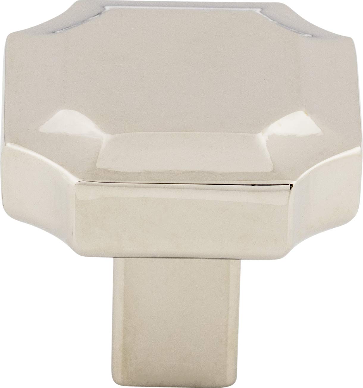 Top Knobs TK3020PN 1-1/4 in. (32mm) Ellis Collection Davenport Knob, Polished Nickel
