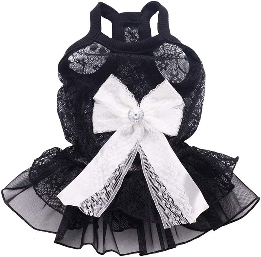 ペット猫犬のスカートテディ服プリンセス子犬ポメラニアンヨークシャー