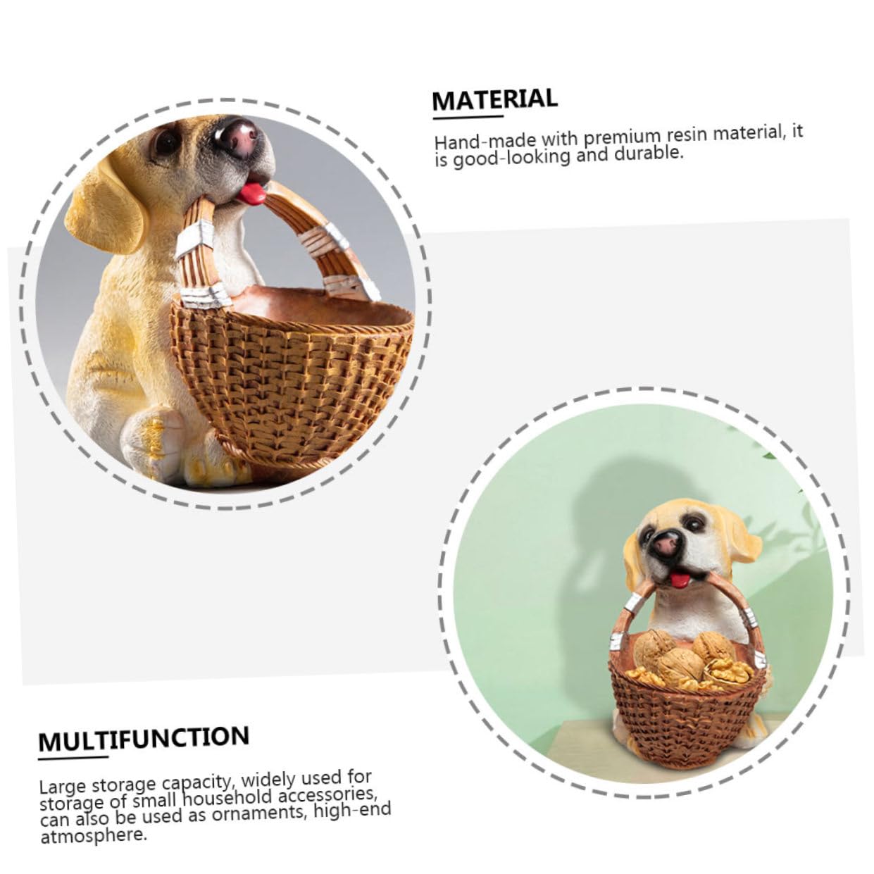 1 Pezzo Scatola Portaoggetti per Decorazione da Unica per Accessori e Gioielli Capacità Stoccaggio Idea per Amanti Animali