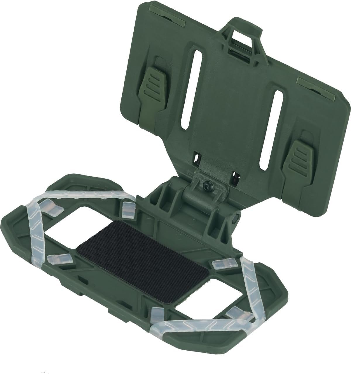 MOLLE Tactical Flat Carrier Vest Accessory, Universal 90-Degree Foldable Phone Stand with Screen Size 4.7 "-6.7"