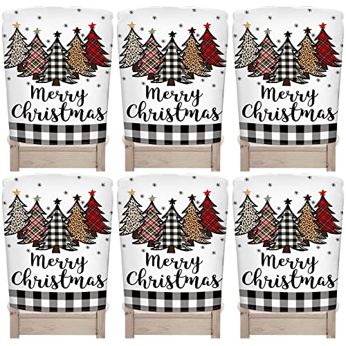 Yinder YINDER-CHRISTMAS CHAIR -06 6 Pcs Christmas Chair Covers Christmas Chair Back Covers Dining Room Chair Covers Dining Chair Slipcovers