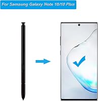 E-YIIVIIL S Pen Érintőceruza Samsung Galaxy Note 10 / Note 10 Plus Készülékekhez - Fekete Alumínium Cserestílus Kompatibilis Okostelefonokho 6
