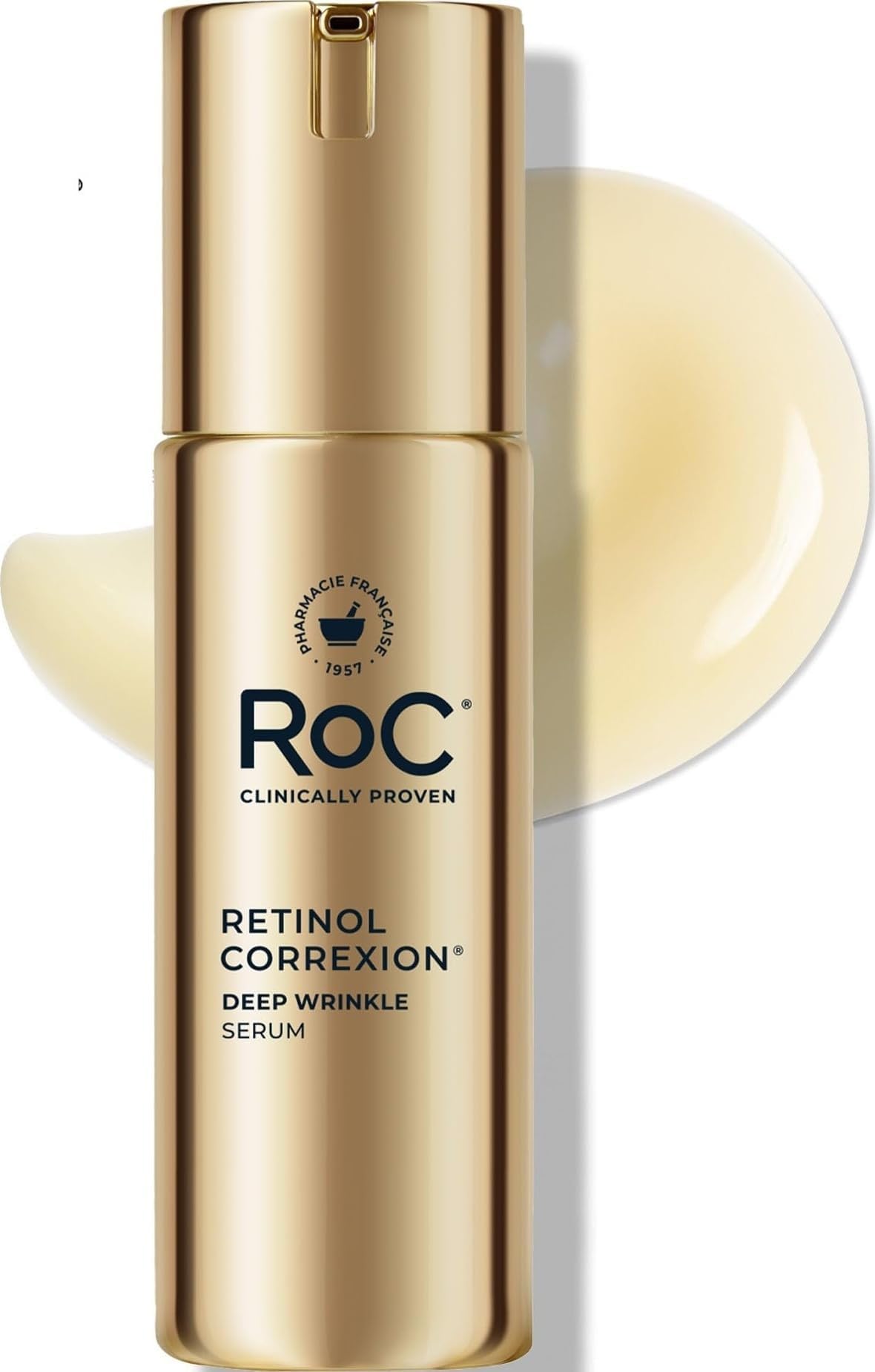 Retinol Correxion Deep Wrinkle Retinol Face Serum, Ascorbic Acid, 1 0z | Anti-aging treatment for fine lines, dark spots, post acne scars, clinically proven, dermatologist-tested, packaging may vary