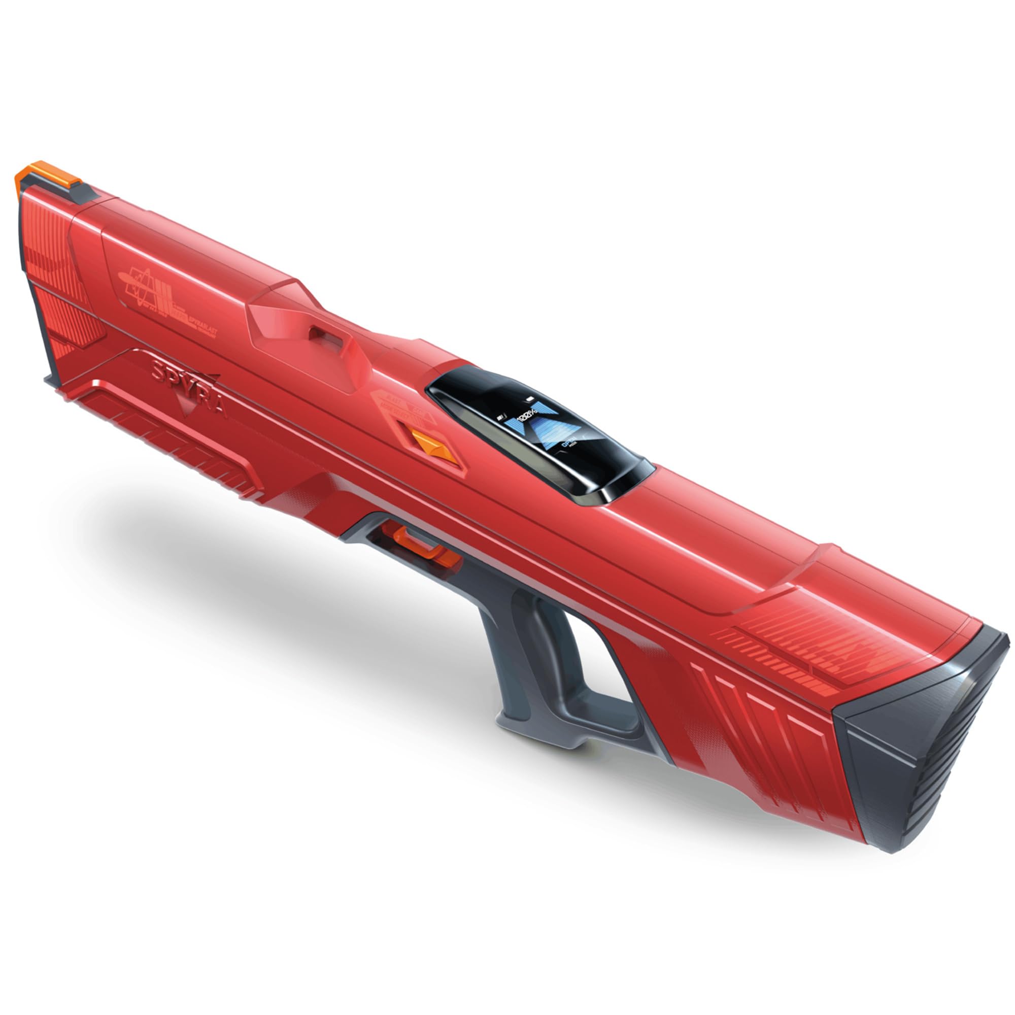 SpyraFour – Premium Wasserblaster für maximale Leistung, mehr Reichweite, mehr Tank, mehr Power, Adaptive Blast Modes (Rot)