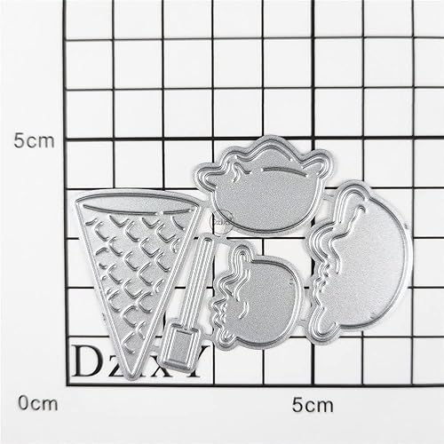 Miniatura 3 de DzIxY Deliciosa taza de helado Troqueles de corte de metal para hacer tarjetas de papel de grabación en relieve Troqueles Sets Álbum Scrapbooking