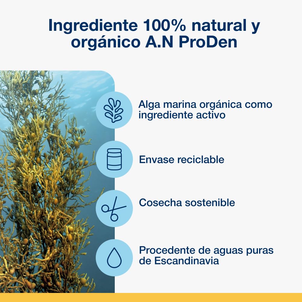 ProDen PlaqueOff Perros y Gatos en Polvo 60g, Limpieza Dental con 100% Alga Natural, Limpiador de Sarro Dental y de Placa, Elimina Eficazmente el Mal Aliento en Mascotas, Hasta 6 meses de duración
