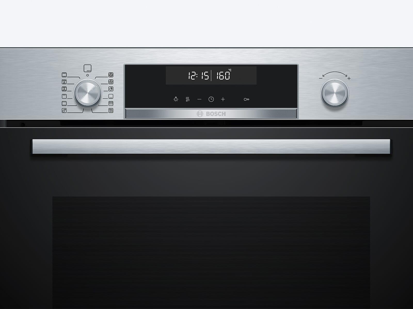 Bosch Serie 6 HBG578BS3 Einbau-Backofen 60x60cm Pyrolyse Air Fry 3D-Heißluft Edelstahl