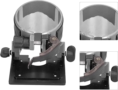 Miniatura 6 de Base de enrutador de recortadora, inclinación multiángulo ampliamente utiliza base de recortadora resistente al desgaste para carpintería para