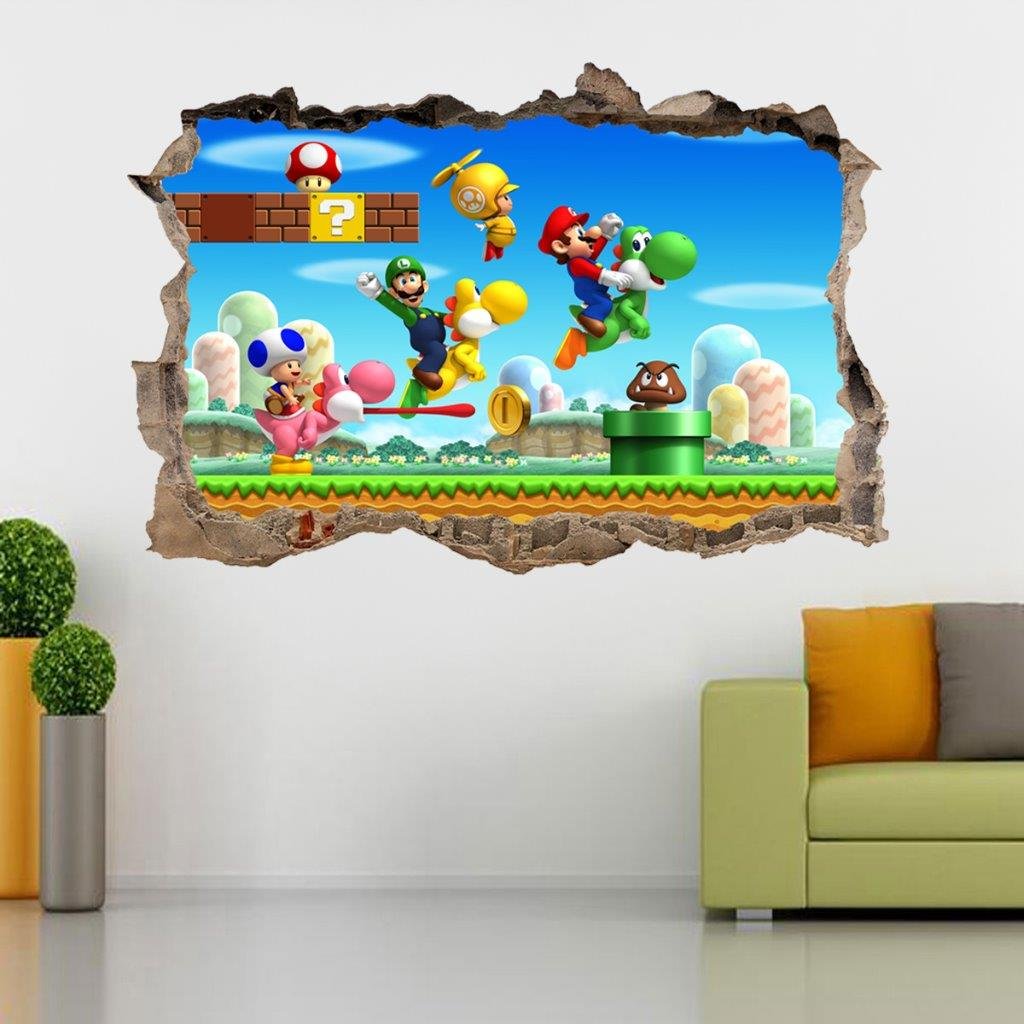 Figuras De Super Mario Bros Para Niños, Juguet De Dibujos Animados