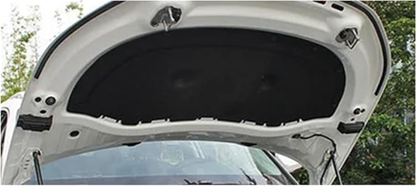 Car Bonnet Sound & Heat Insulation Cotton Mat Ire-Resistant Cover Trim Accessories Compatible for Skoda Kodiaq 2017-2019(Orange)(Brown)