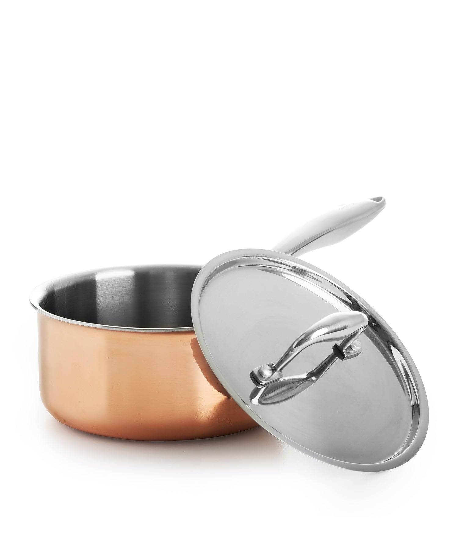 Jernverket – Casserole Cuivre avec Couvercle 18 cm