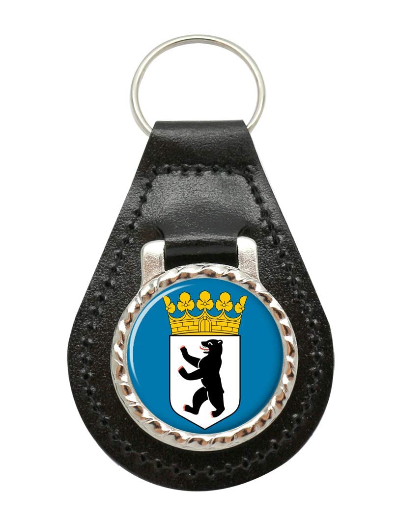 Giftshop UK Berlin (Germany) Leather Key Fob