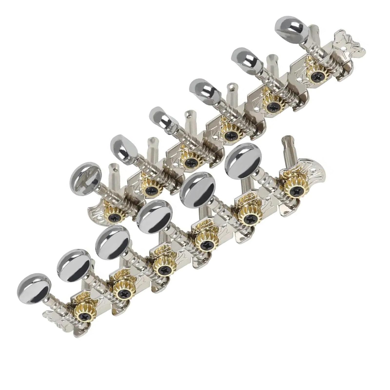 Clavijas de afinación de instrumentos de guitarra vintage de 12 cuerdas 6+ piezas metálicas de guitarra clave Juego De Clavijas De Afinación Para Guitarra