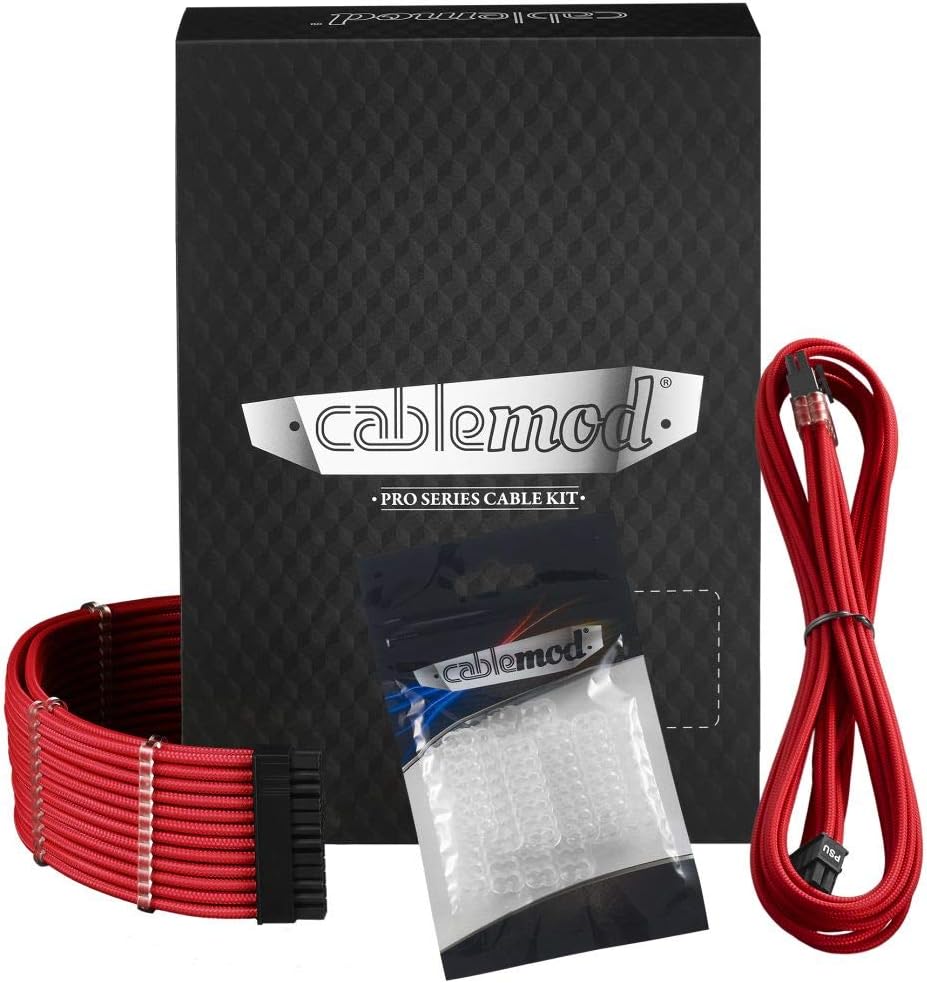 CableMod ESeries Pro ModMesh Cable Kit + 8Pin PCIe + Pro Bridged Comb Bundle for
