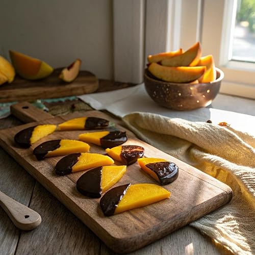Miniatura 31 de DORREL - Dátiles cubiertos de chocolate negro belga (Medjool) con relleno de cacahuetes salados, aperitivo de chocolate vegano de alta energía