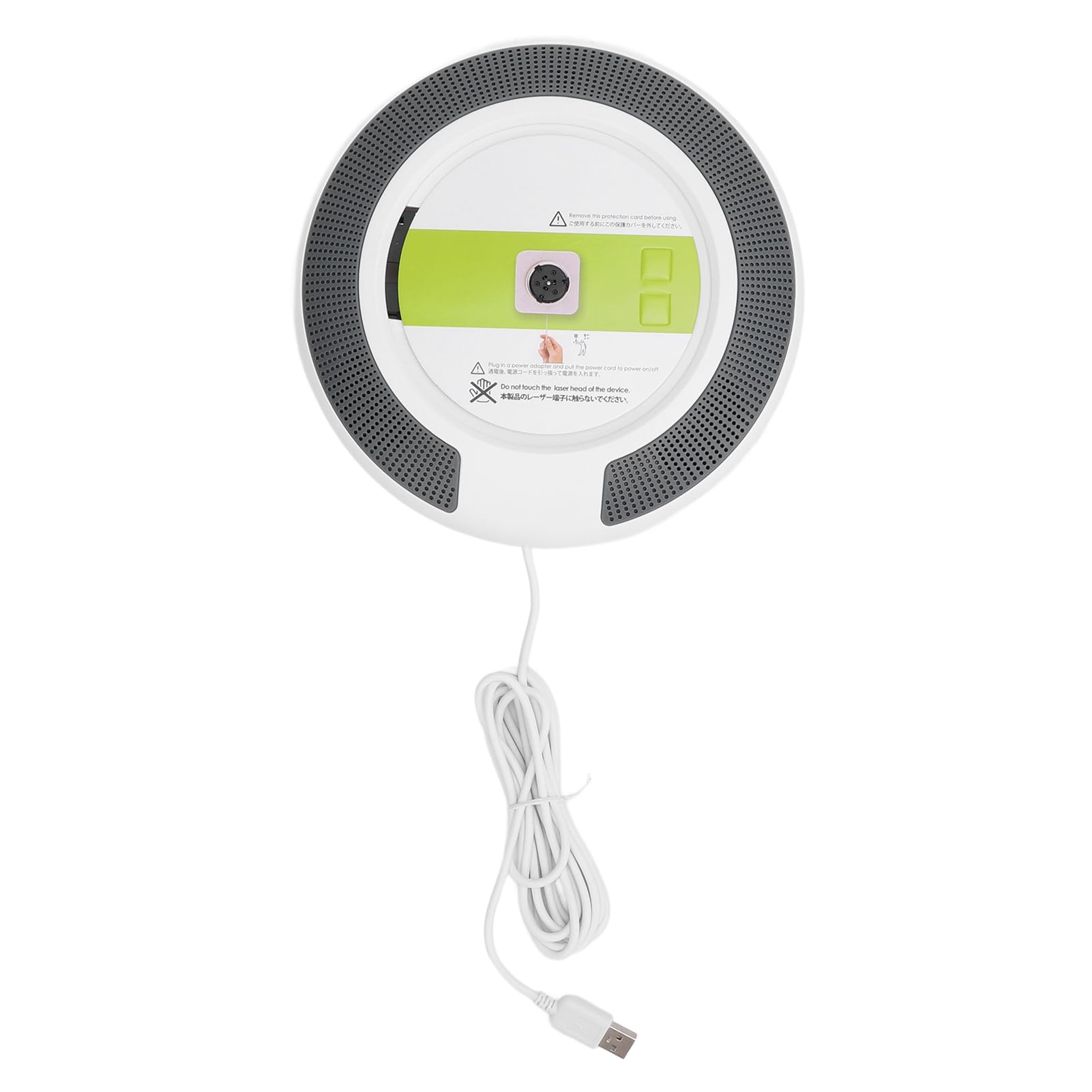 CHICIRIS Lettore CD Portatile con Bluetooth, Design a Montaggio a Parete