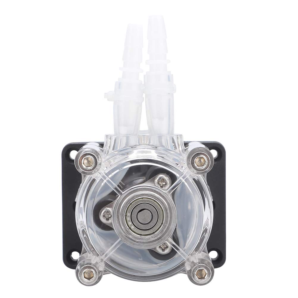 Zerodis Bomba Dosificadora Peristáltica de 12 V, 1,5 Ml/rotación, Autocebante, 3 Rodillos POM para Lavavajillas, Detergente, Inyector de Laboratorio, Extractor de Helado y Bebidas
