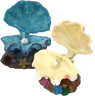 generic 2 Peças De Pérolas De Ar Decorações De Artesanato Bolha Tropical Adorno De Aquário Para Vieiras Oxigenadas Live-Action Subaquáticas Decorativas Mariscos Peixes De Decoração De
