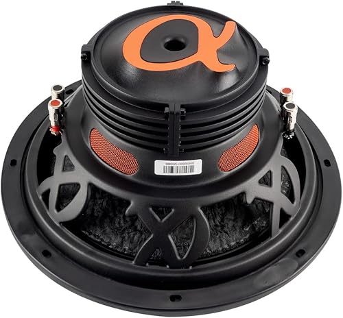 Miniatura 6 de Alphasonik NSW412 Neuron 400 Series 12 1500 vatios máx.  500 vatios RMS Subwoofer de coche de graves de 4 ohmios dual con imán de alta calidad,