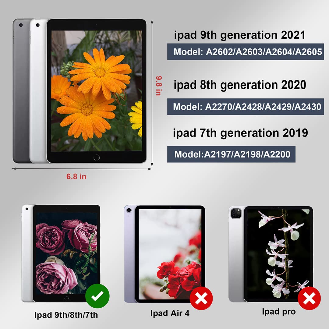 Amazon.co.jp: iPad 第9/8/7世代用ケース iPad 10.2ケース ペンシル