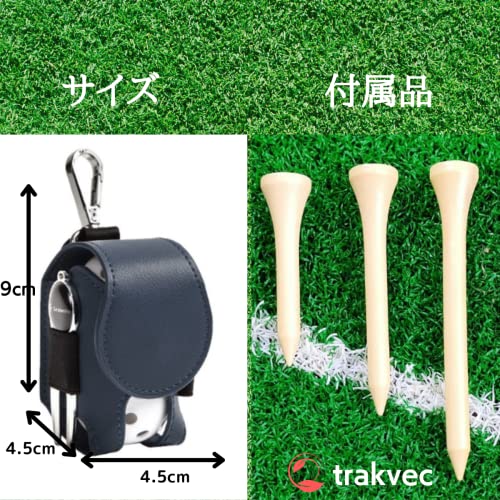 trakvec ゴルフボールポーチ ゴルフボールケース ティーケー