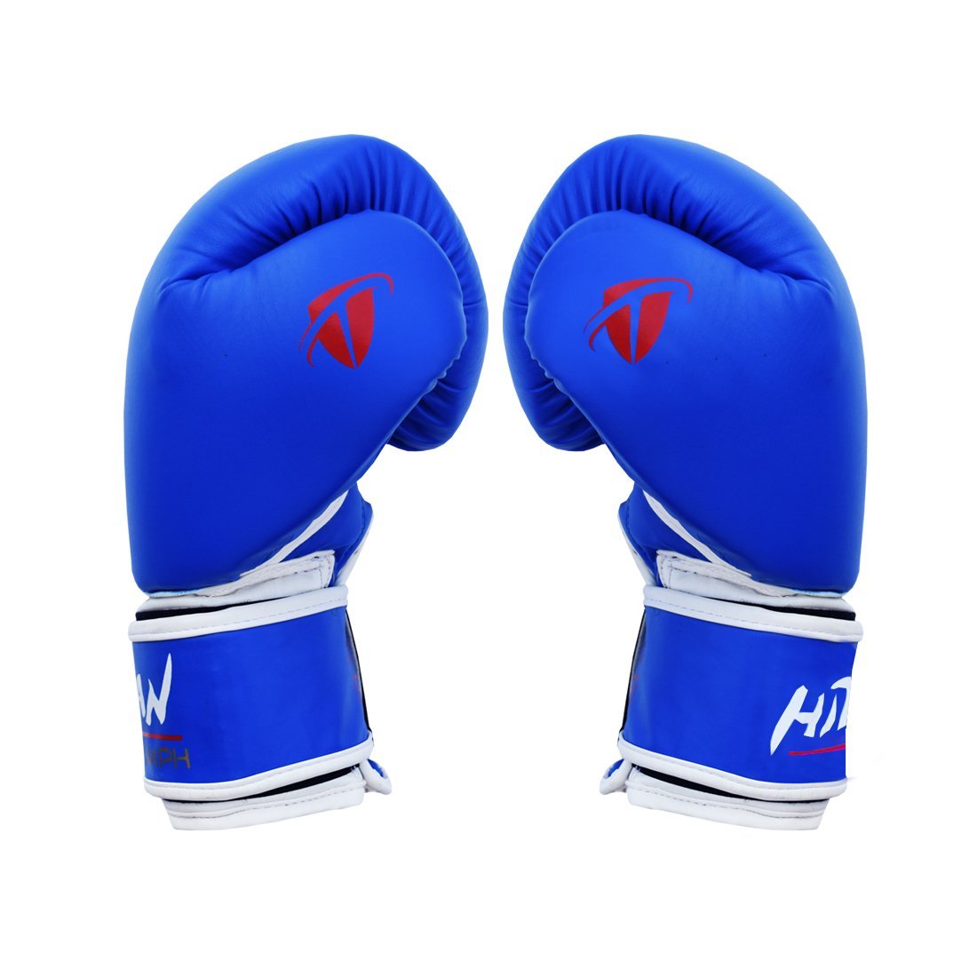Buy Hitman Force PU Plain Boxing Gloves (Blue, 6 OZ) Online at Low