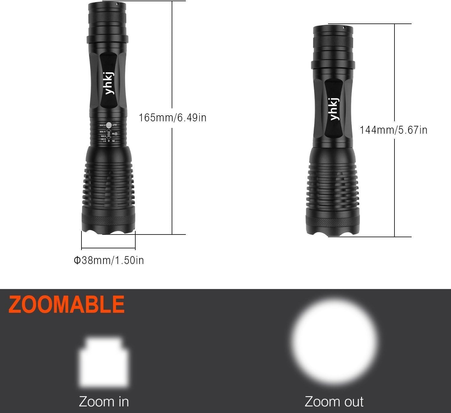 Flashlight Yhkj Tactical Flashlights Resistant Photo