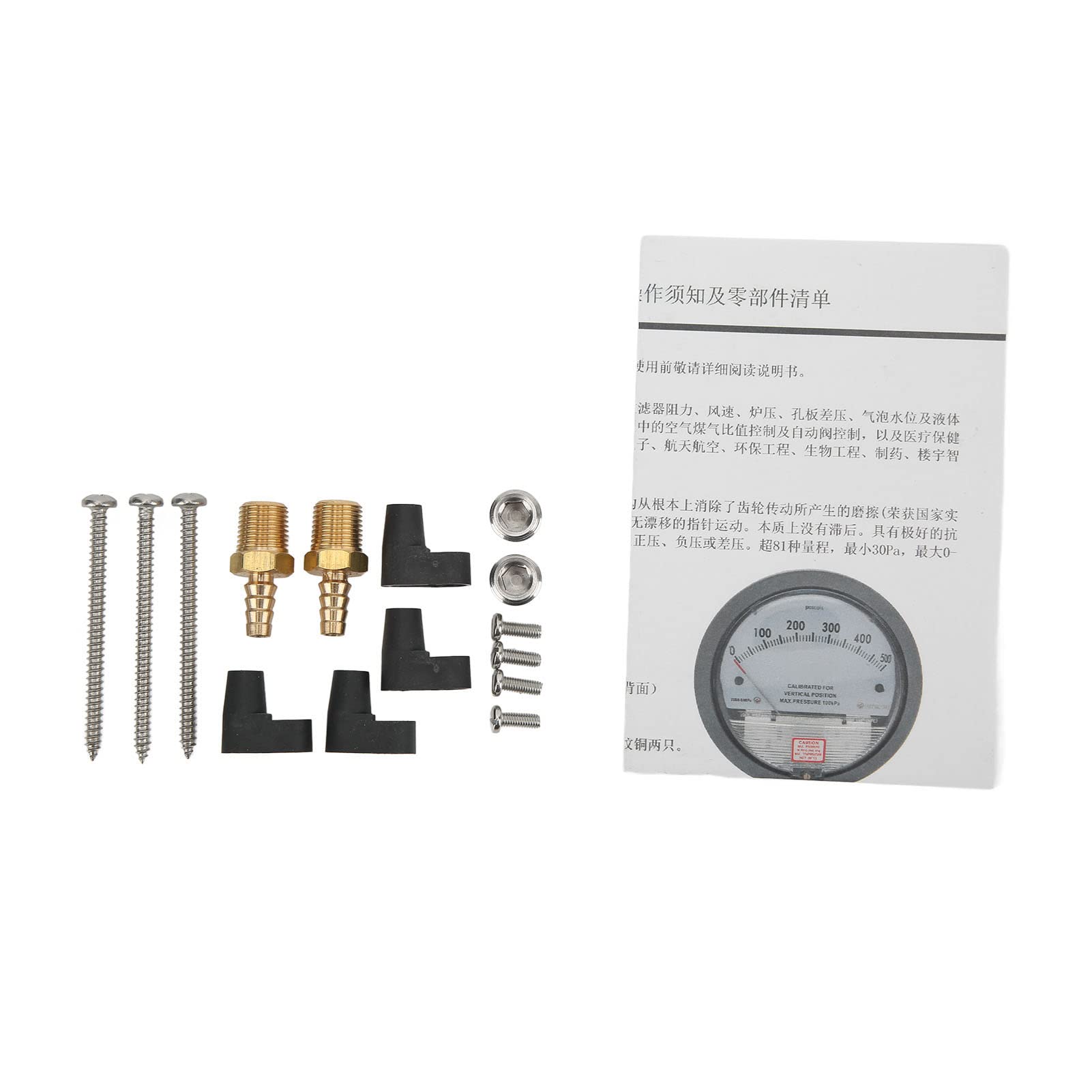 Misuratore di pressione differenziale intelligente misuratore di pressione intelligente con puntatore e scala per microelettronica aerospaziale hvac plastica in plastica grigio