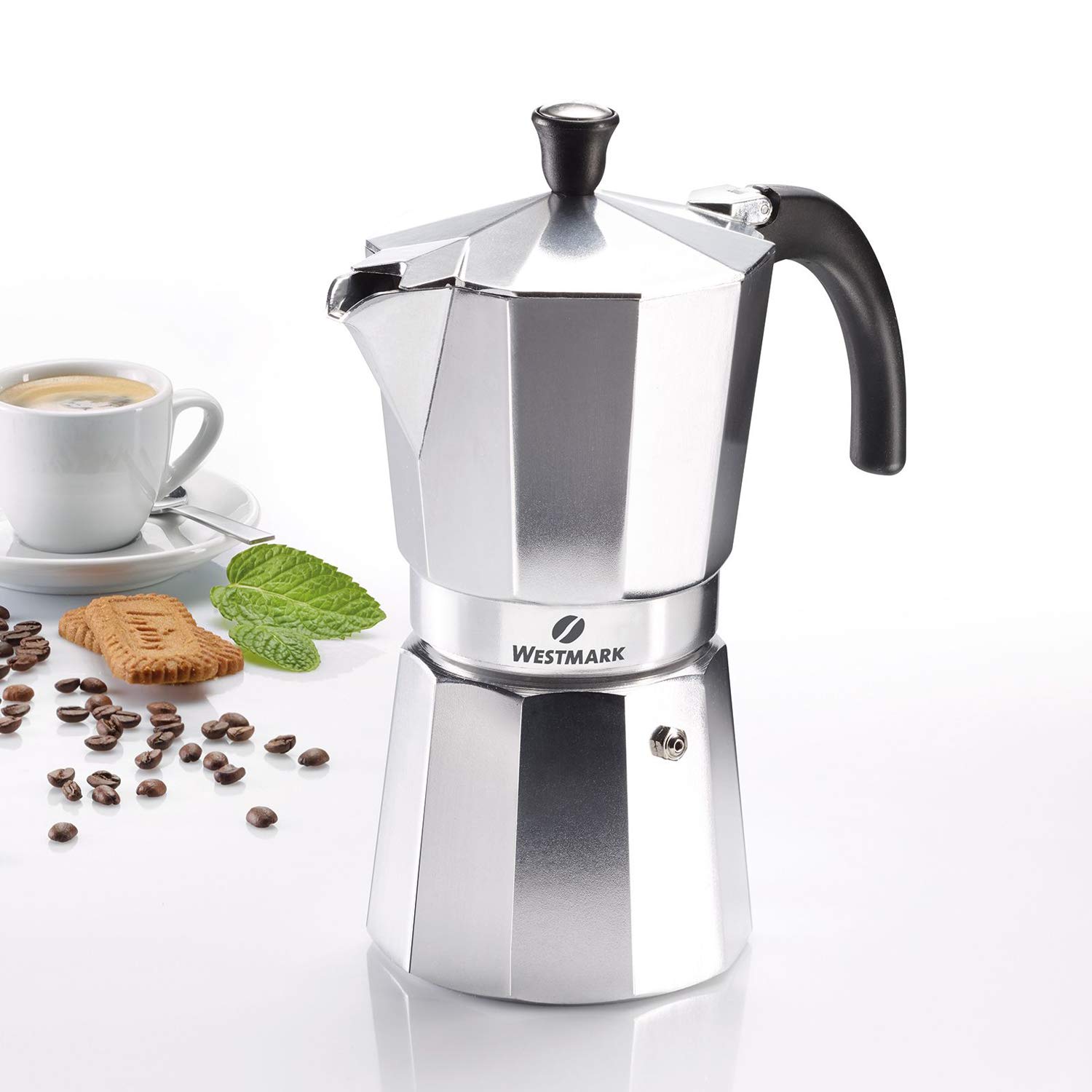 Westmark Braslia 24642260 - Cafetera italiana (aluminio, 9 tazas)