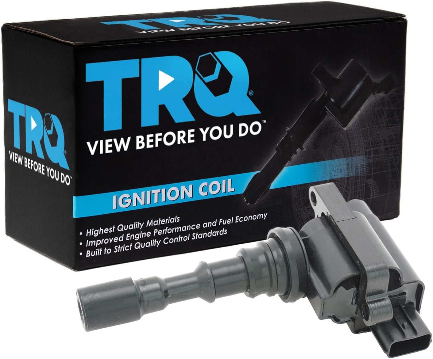 TRQ Ignition Coil Compatible with 2003-2006 Hyundai Santa Fe 2003-2005 XG350 2004-2006 Kia Amanti