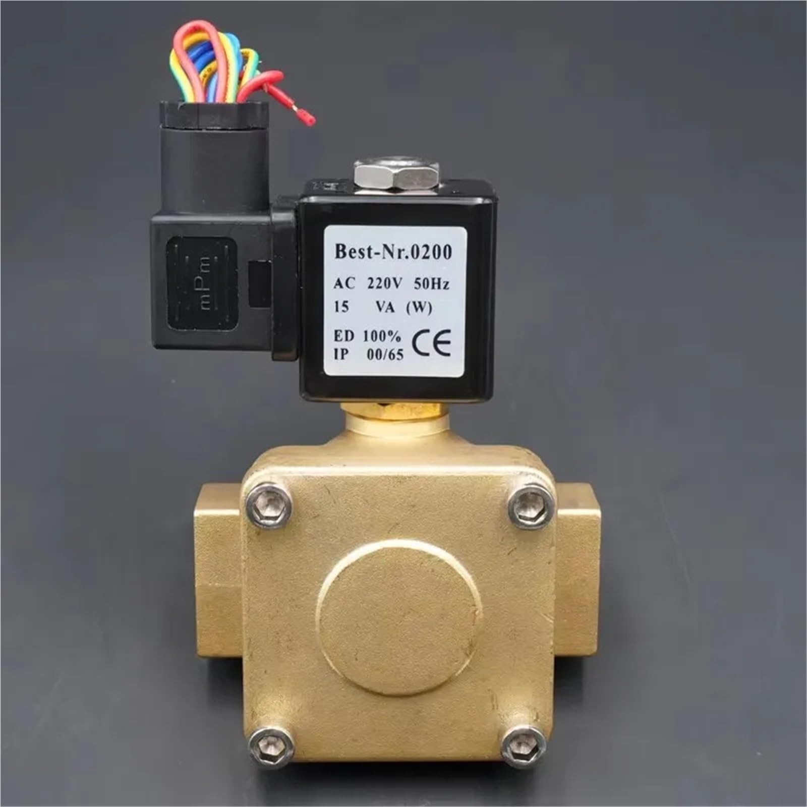 Zawór wodny 220 V, 24 V, zawór elektromagnetyczny NBR normalnie zamknięty/otwarty, wysoka temperatura, zawory sprężarki powietrza G1/2" 3/4" 1" | Zawór magnetyczny (DN25 Normally Closed,DC12V)
