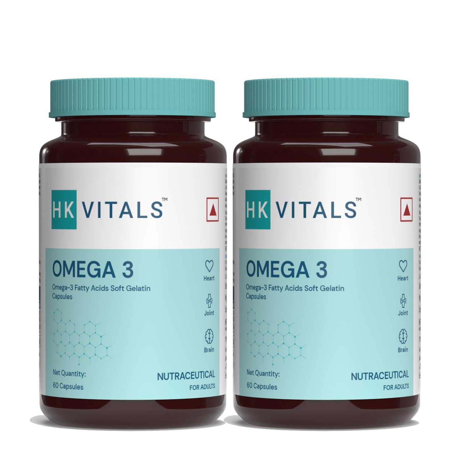 HealthKart HK Vitals Omega 3 Fish Oil Supplement, 1000 mg Omega 3 with