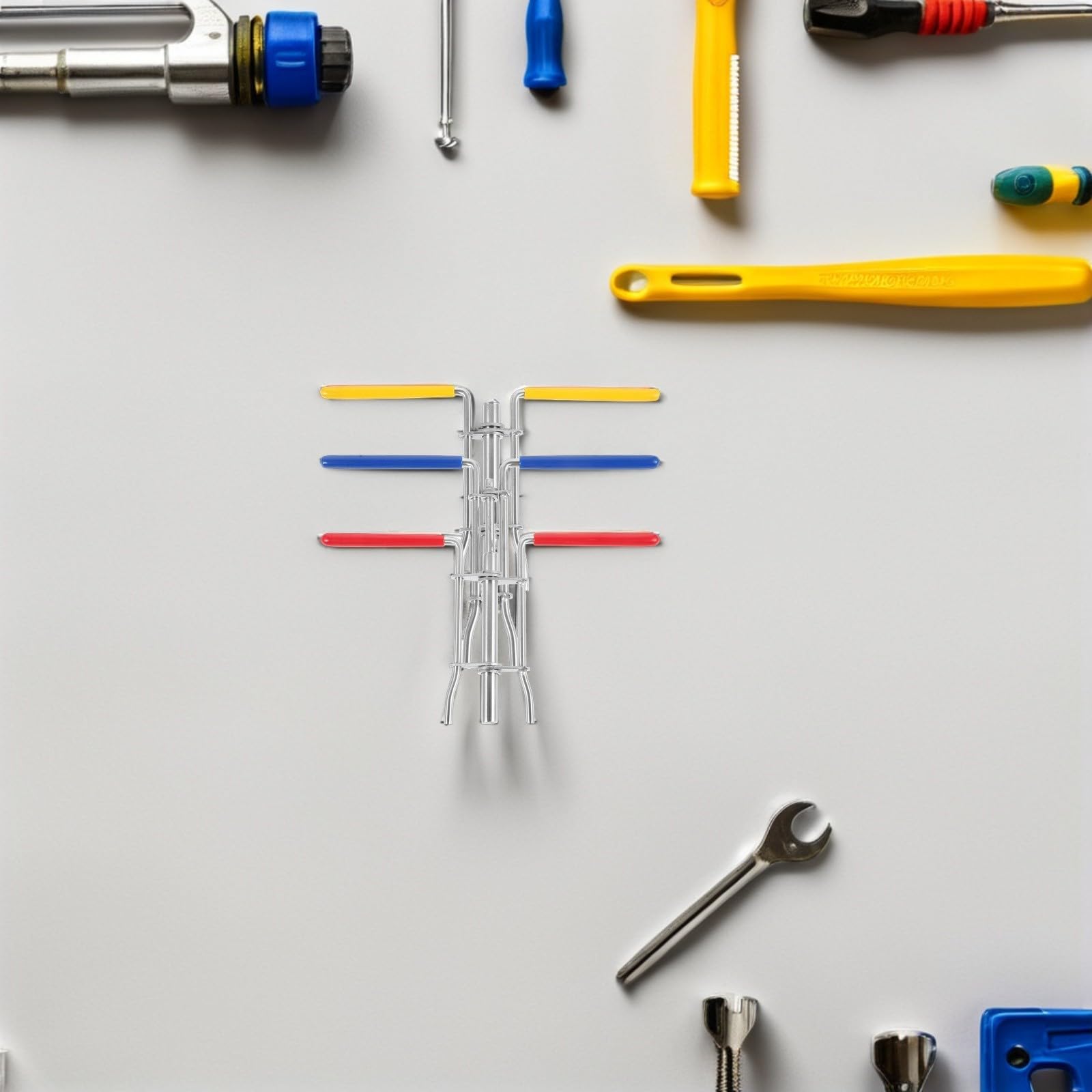 6 Pezzi Kit di Installazione Guarnizioni per Cilindro Idraulico, Kit Strumenti per Guarnizioni di Cilindri Idraulici e Aste Pistone, Acciaio Inox e Gomma, per Manutenzione