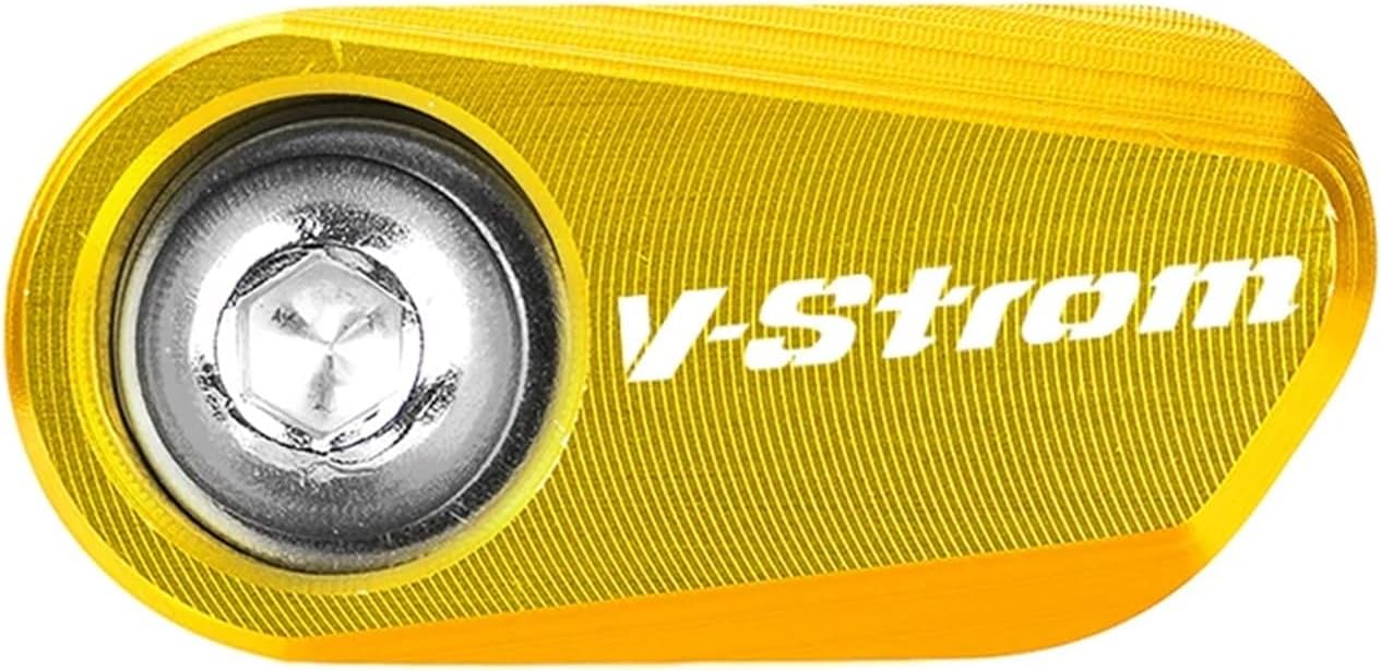 Motorcycle ABS sensor protective cover For Suzuki V-Strom 650 VStrom650 DL650 650/XT 1000/XT Motorcycle Front Rear Wheel ABS Sensor Protection Guard Cover(Rear-Yellow)