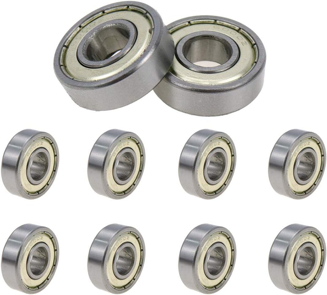 6000Z Radial Ball Bearing Double Shielded Bore Dia. 10mm OD 26mm Width