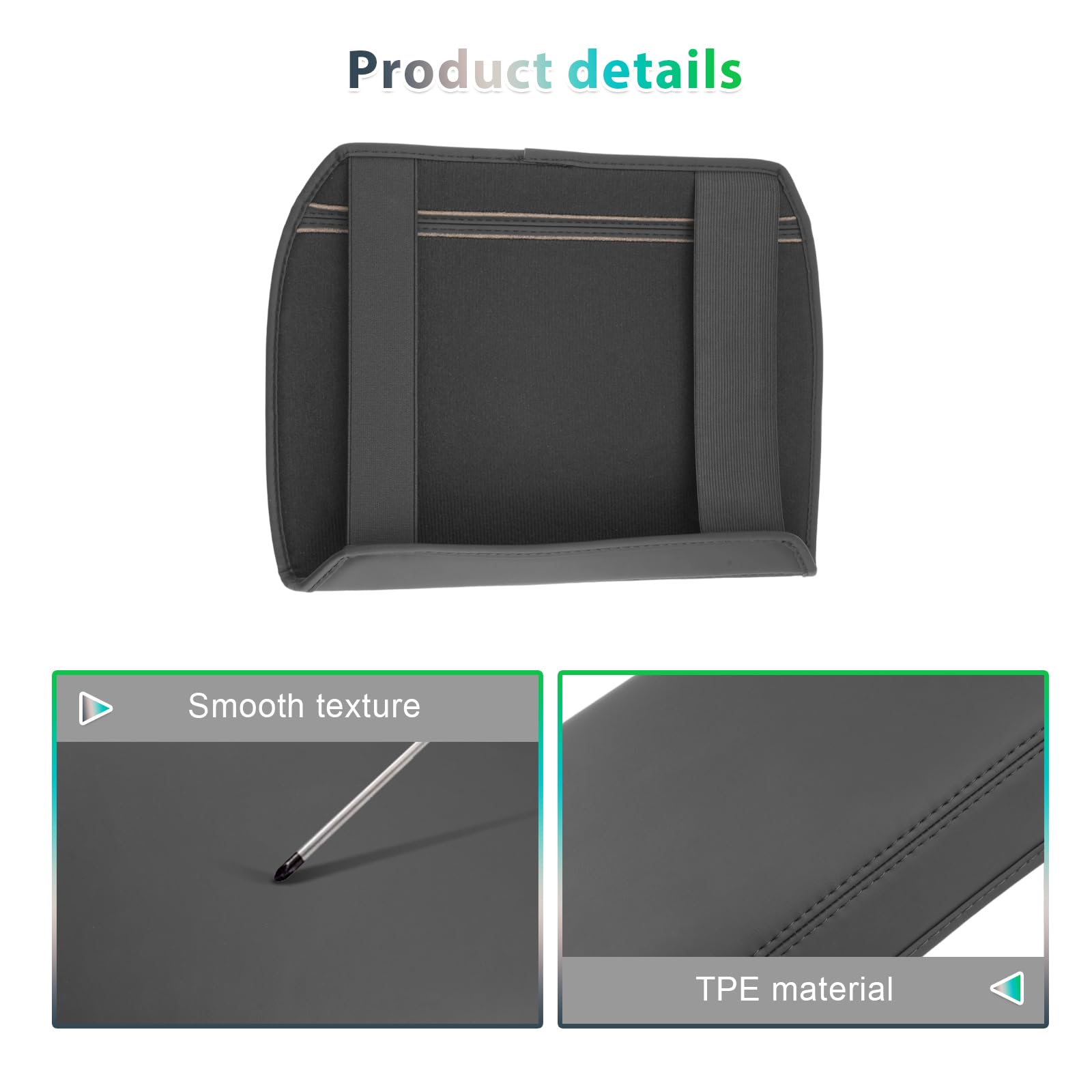GAFAT Nuovo Tesla Model Y Juniper 2025 2026 Copertura Bracciolo Console Centrale, Tesla Model Y 2025 Braccioli Protezione PU Microfibra Pelle Imbottiture, 2026 Tesla Model Y Accessori 2025 (Nero)