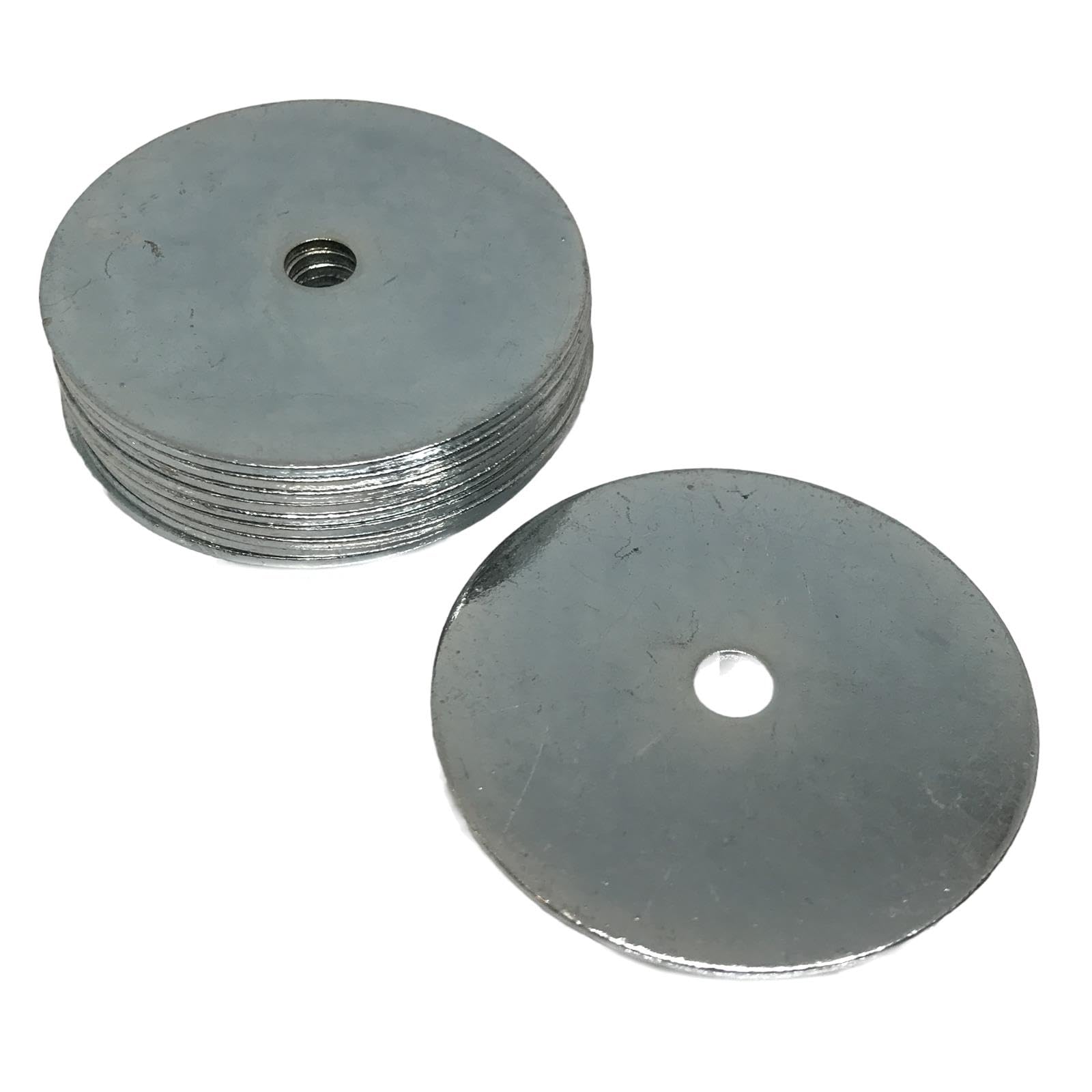 M6 x 50 x 1.5mm Penny Mudguard Repair Washer Zinc Plated Steel (Pack of 10)