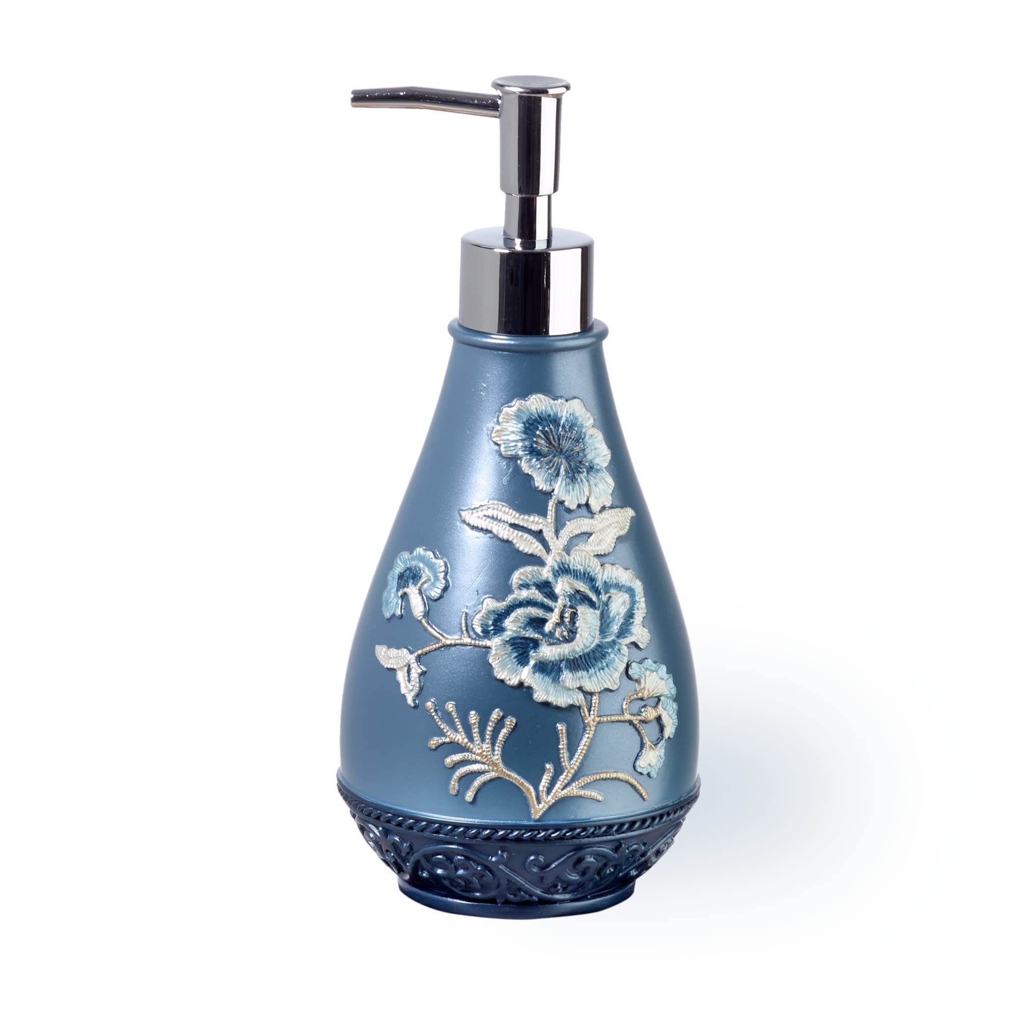 Popular Bath Dublin Rose, Resin, Blue, Lotion Pump
